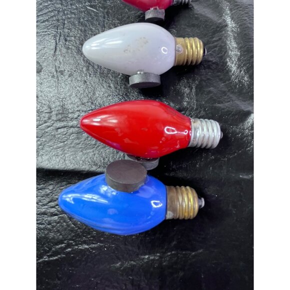16 Sylvania & Holiday Time C7/C9 Replacement Bulbs 120V + 4 Bulb Magnets - Picture 5 of 5